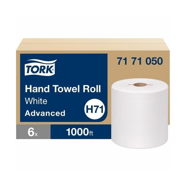 Nsi Tork Roll Paper Towels, 1-Ply Ply, 000 ft TRK7171050 - main